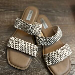 Stylish Steve Madden Woven Sandals - Tab